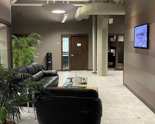 Lobby area of the Beloit office